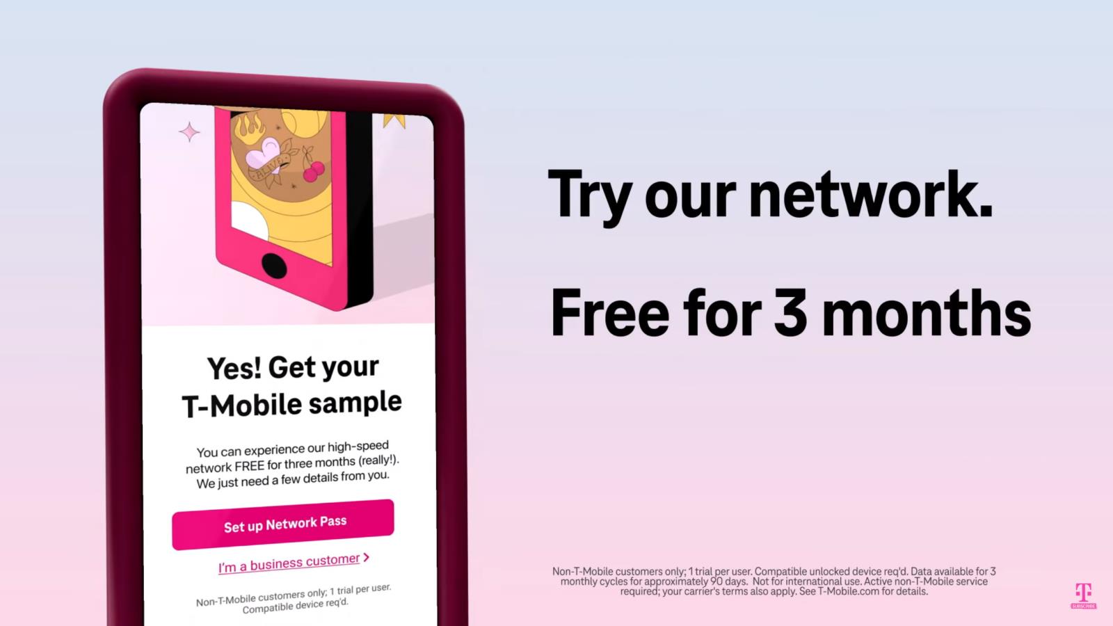 T-Mobile Network Pass Free 3-Month Trial Offer