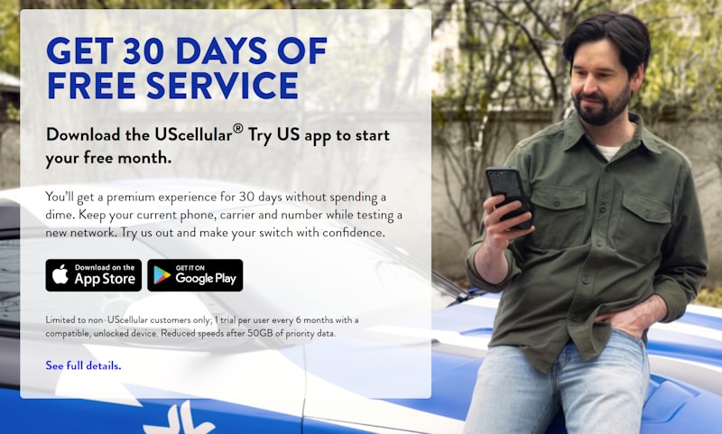 UScellular free trial with an eSIM